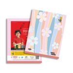 Overjoy Premium Notebook Flowers Doodle Four Line