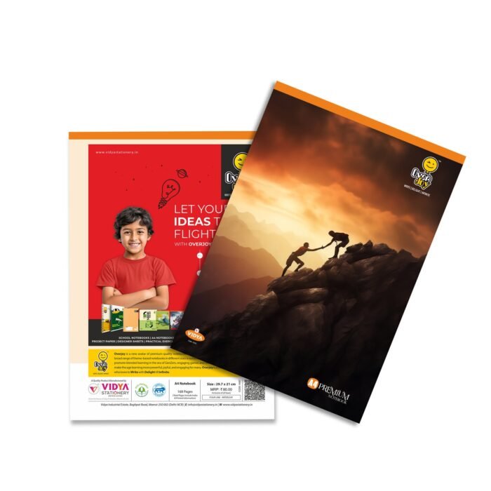 Overjoy Premium Notebook The Helping Hand Four Line-Interleaf - Image 1