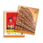 Overjoy Premium Notebook Hawa Mahal-Jaipur 3-IN-1 (Five Line - Four Line - Square-12mm)