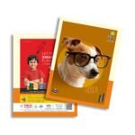 Overjoy Premium School Notebook Hello : Dog Square-24MM