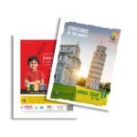 Overjoy Premium School Notebook Leaning Tower of Pisa Double Line-Interleaf