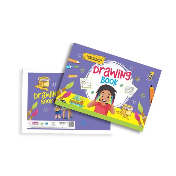 Overjoy Premium Drawing Book Girl With Colorful Hands (29.7*21)cm - Image 1