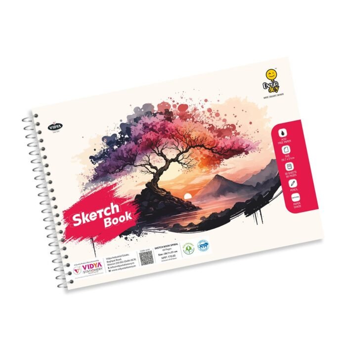 Overjoy Premium Spiral Sketch Sunset (29.7*21)cm - Image 1