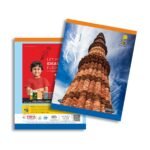 Overjoy Premium Notebook Qutub Minar-Delhi 3-IN-1 (Five Line - Four Line - Square-12mm)