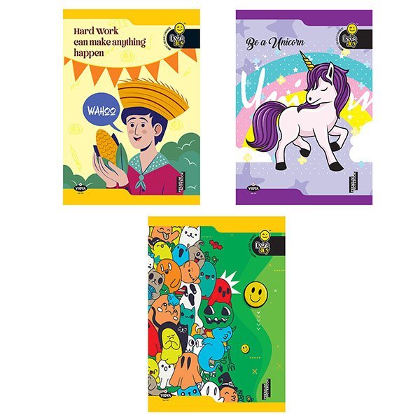 2.jpg Overjoy Premium Notebooks Hindi English Maths Super Combo (Pack of 3) - Image 1