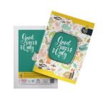 Overjoy Premium Notebook Good Vibes Only 3-In-1 (Five Line/Four Line/Square-12MM)