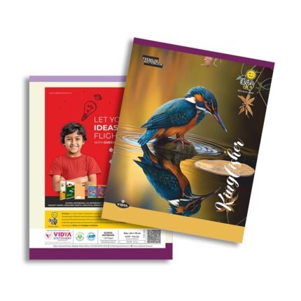 Overjoy Premium School Notebook Kingfisher Square-24MM