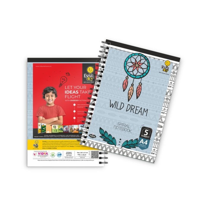 Overjoy Premium Notebook Wild Dream A4 Spiral Single Line - Image 1
