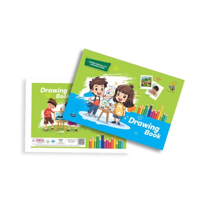 Overjoy Premium Drawing Book Kids Painting Canvas (29.7*21)cm - Image 1