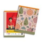 Overjoy Premium School Notebook Fruits Square 10MM