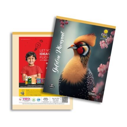 Overjoy Premium School Notebook Golden Pheasant Square-24MM