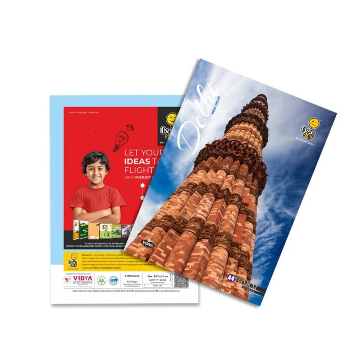 Overjoy Premium Notebook Echoes of Delhi Single Line - Image 1