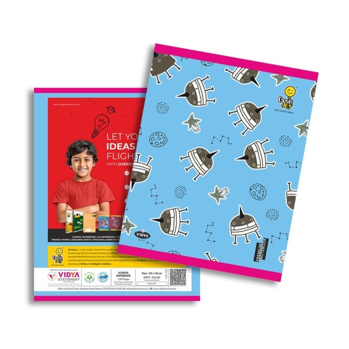 Overjoy Premium Notebook Aesthetic Satellite Four Line - Image 1