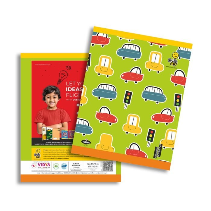 Overjoy Premium Notebook Cars Doodle Four Line - Image 1