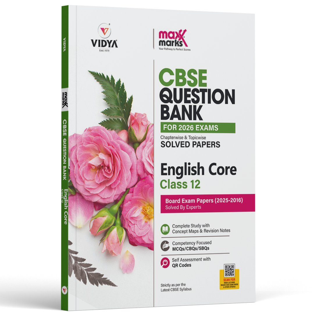 H154.png CBSE Question Bank English Core for Class 12 -CBSE Board Exam 2026 by Vidya Maxx Marks - Image 1