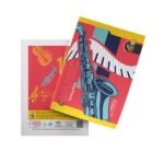 Overjoy Premium Notebook Music Festival Single Line-Interleaf