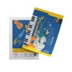Overjoy Premium Notebook Music Festival Single Line-Interleaf