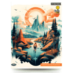 OverJoy Premium Notebook – Mountain Adventure Theme | #1 Best Seller | 172 Pages | Eco-Friendly